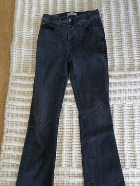 Madewell Black Cali Demi Boot  Jeans 26t
